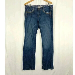 Fragile Blue Denim Jeans Sz 11 Tradition Alluring Slim Boot Cut Low Rise